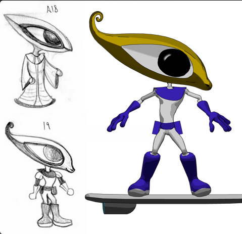 Alien Sketches and Screenshot