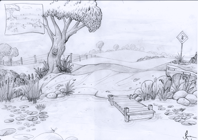 Pond Sketch